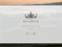 Tablet Screenshot of hillrockdistillery.com